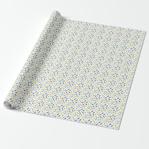 Rainbow Sprinkles AroAce Sunset Pride Flag Wrapping Paper