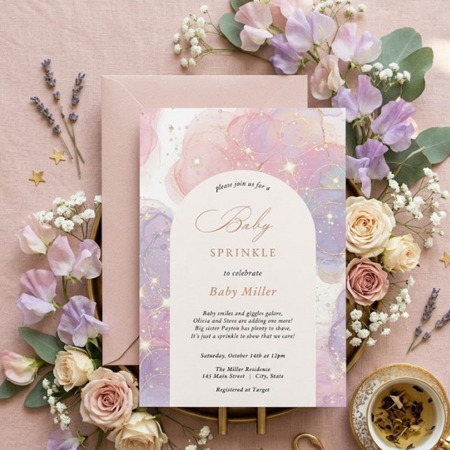 Rainbow Sprinkles Baby Sprinkle Invitation (Creator Uploaded)