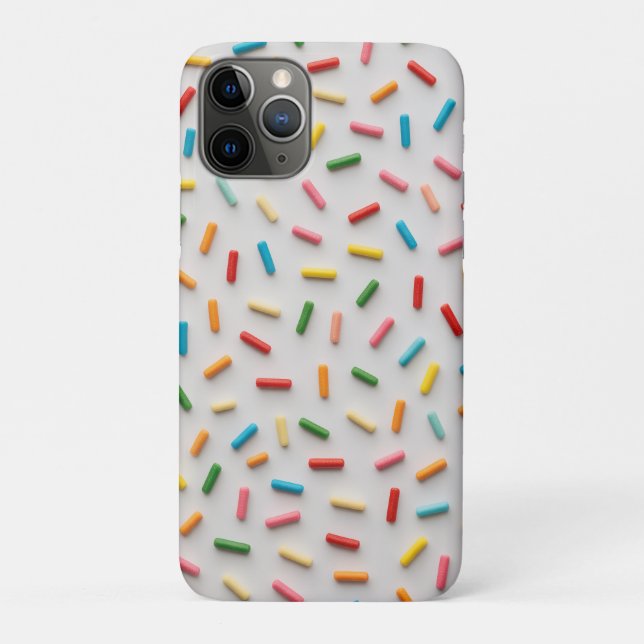 Rainbow Sprinkles Colorful Pattern Case-Mate iPhone Case (Back)