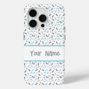Rainbow Sprinkles Demiboy Pride Flag iPhone 15 Pro Case