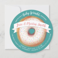 Rainbow Sprinkles Doughnut Baby Shower Baby Sprink