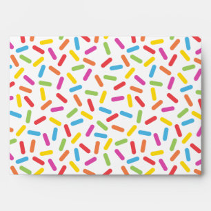 Rainbow Sprinkles Envelope