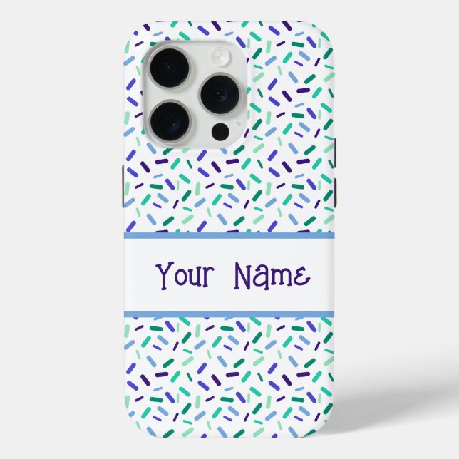 Rainbow Sprinkles Gay Men's Pride Flag Case-Mate iPhone Case (Back)
