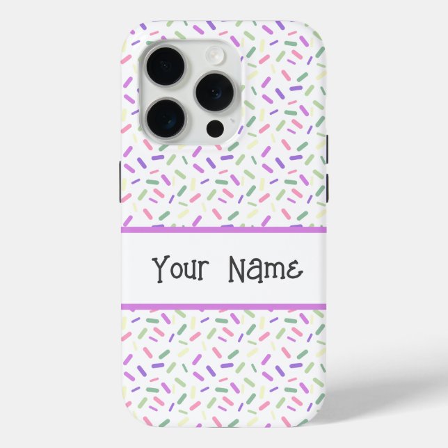 Rainbow Sprinkles Genderfae Pride Flag Case-Mate iPhone Case (Back)