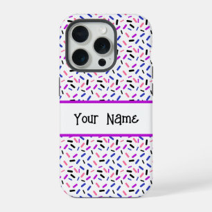 Rainbow Sprinkles Genderfluid Pride Flag iPhone 15 Pro Case