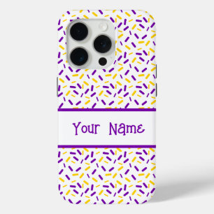 Rainbow Sprinkles Intersex Pride Flag iPhone 15 Pro Case