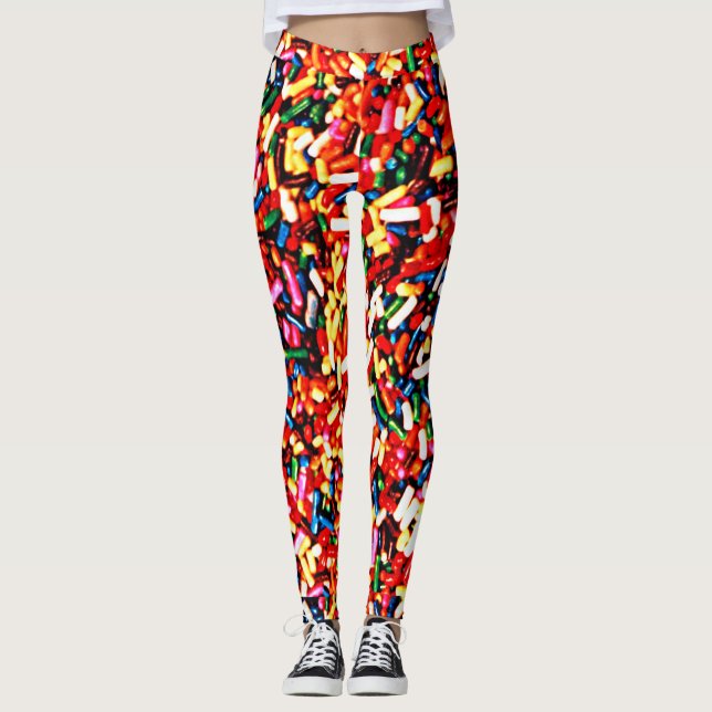 Rainbow Sprinkles Leggings (Front)