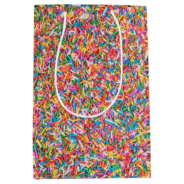 Rainbow Sprinkles Medium Gift Bag (Front)