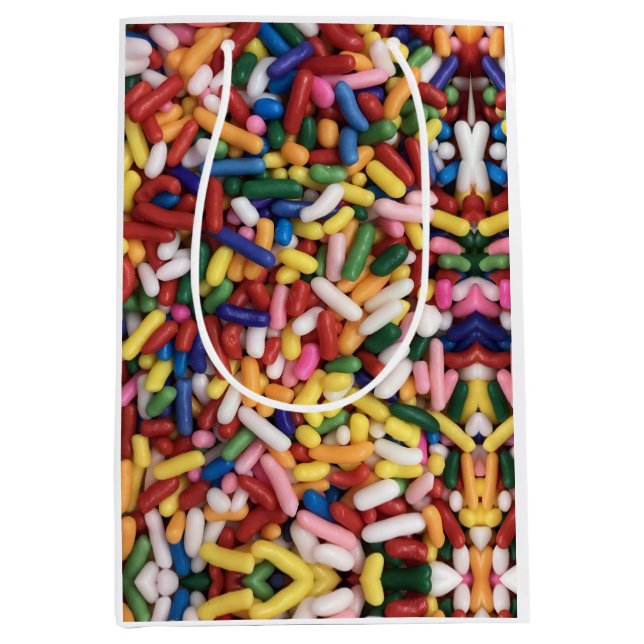 Rainbow Sprinkles Medium Gift Bag (Front)