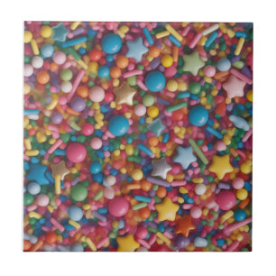 Rainbow Sprinkles Tile