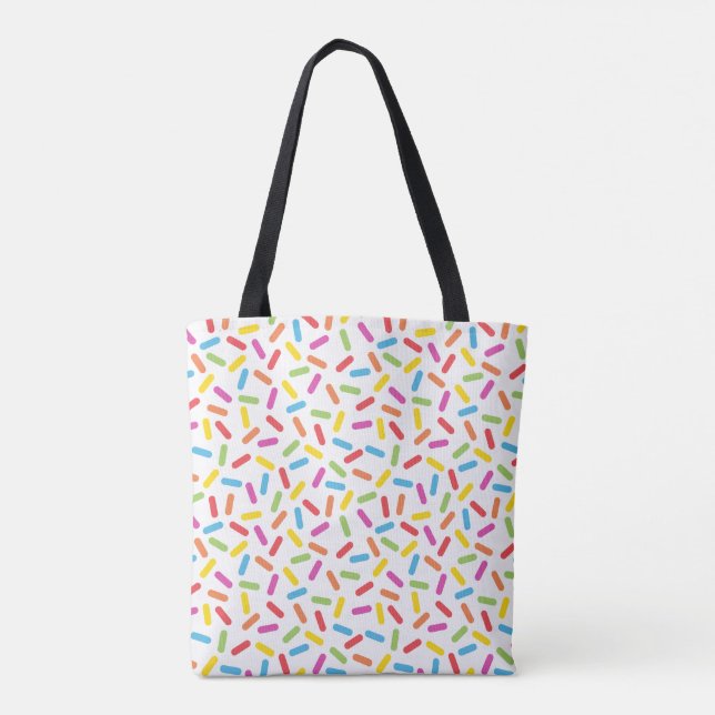 Rainbow Sprinkles Tote Bag (Back)
