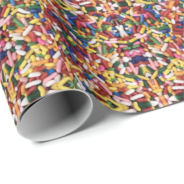 Rainbow Sprinkles Wrapping Paper (Roll Corner)