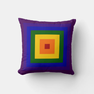 Rainbow Square Cushion