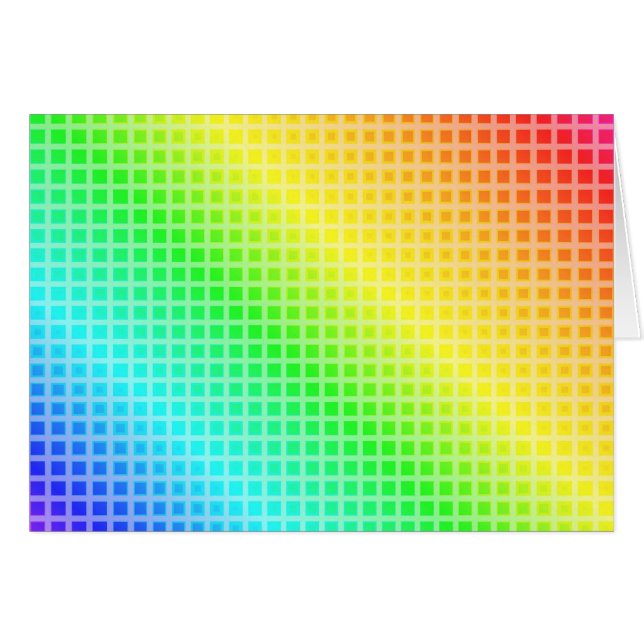 Rainbow Squares (Front Horizontal)