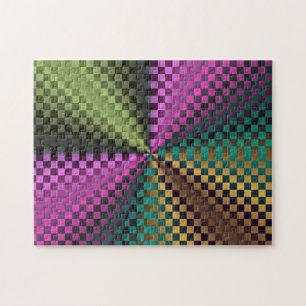 Rainbow Squares Jigsaw Puzzle
