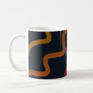 Rainbow Squiggle Coffee Mug