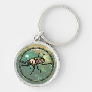 Rainbow Stag Beetle Key Ring