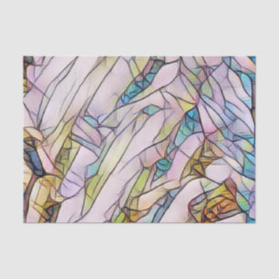 Rainbow Stained Glass  Tissue Paper