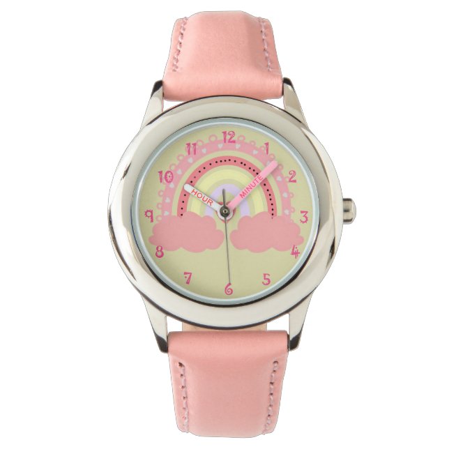 Rainbow Stainless Steel Watch (Front)