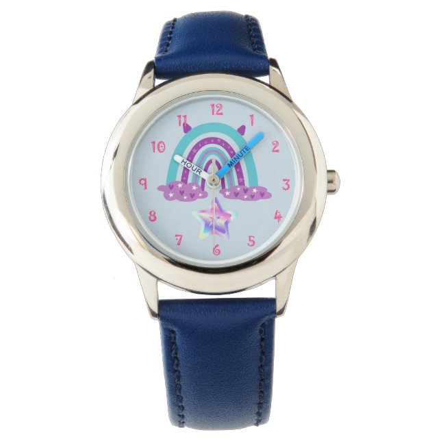 Rainbow Stainless Steel Watch (Front)