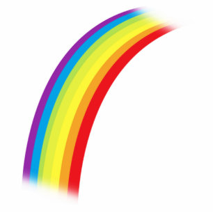 Rainbow Standing Photo Sculpture