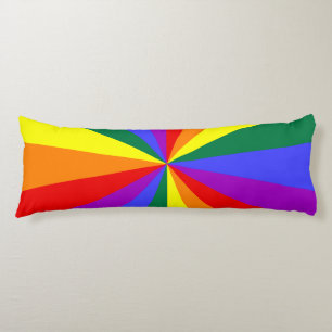 Rainbow Star Burst Pattern Body Cushion