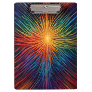 Rainbow Starburst Clipboard