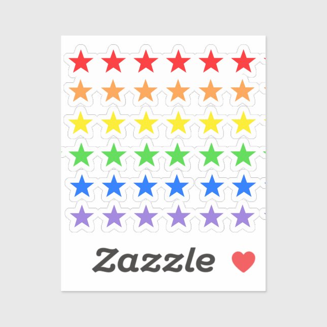 Rainbow stars  (Sheet)