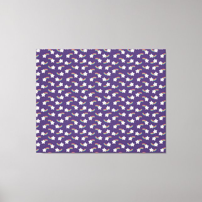 Rainbow Stars Canvas Print (Front)