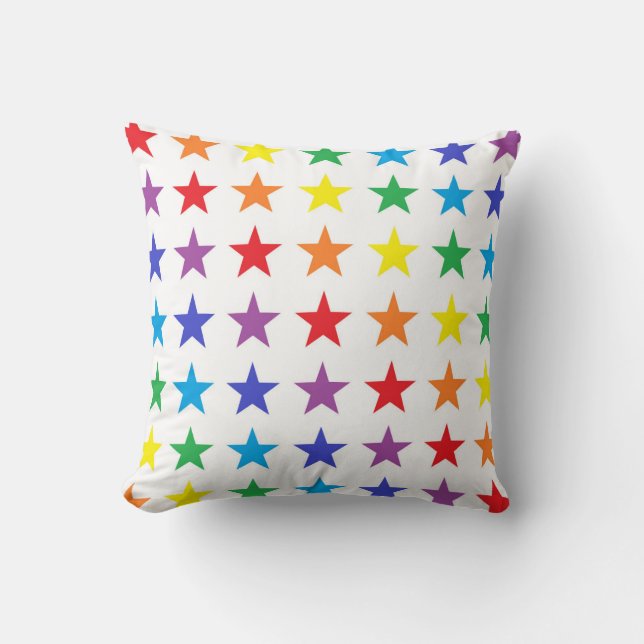 Rainbow Stars Cushion (Front)