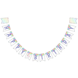 Rainbow Stars & Magical Unicorn Happy Birthday Bunting