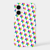 rainbow stars on white Case-Mate iPhone case