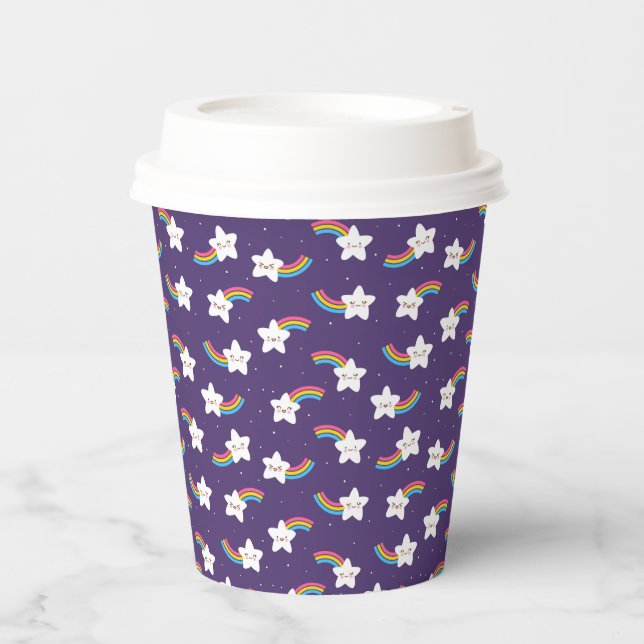 Rainbow Stars Paper Cups (Front)