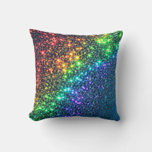 Rainbow Stars Party Cushion