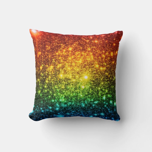Rainbow Stars Pillow (Front)