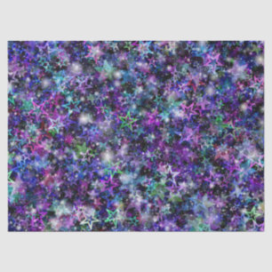 rainbow stars tissue paper