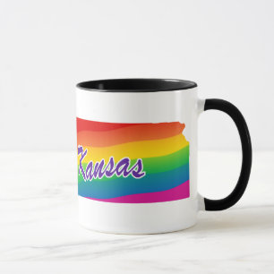 Rainbow State Of Kansas Mug