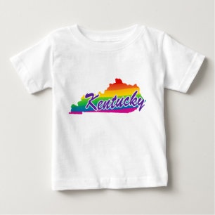Rainbow State Of Kentucky Baby T-Shirt