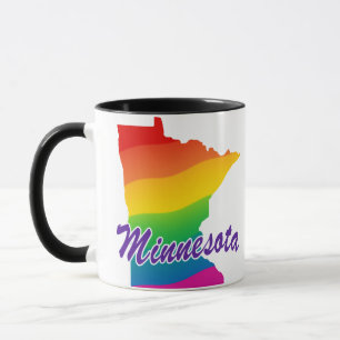 Rainbow State Of Minnesota Mug