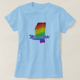 Rainbow State Of Mississippi T-Shirt