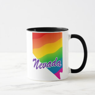 Rainbow State Of Nevada Mug