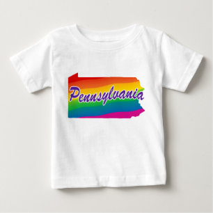 Rainbow State Of Pennsylvania Baby T-Shirt