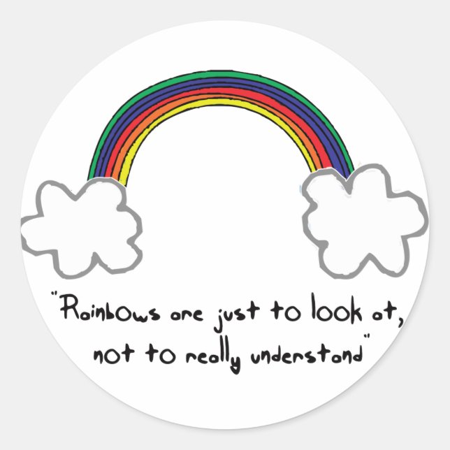 rainbow sticker (Front)