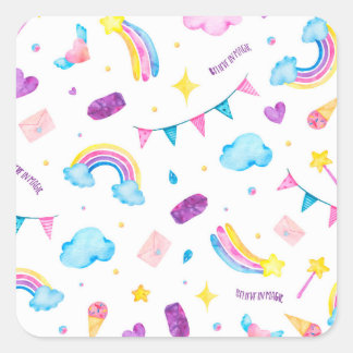 Rainbow Sticker - Believe in Majic