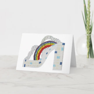Rainbow Stiletto Greeting Card