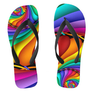 Rainbow Stitchery Gay Pride LGBT Flip-flops Flip Flops