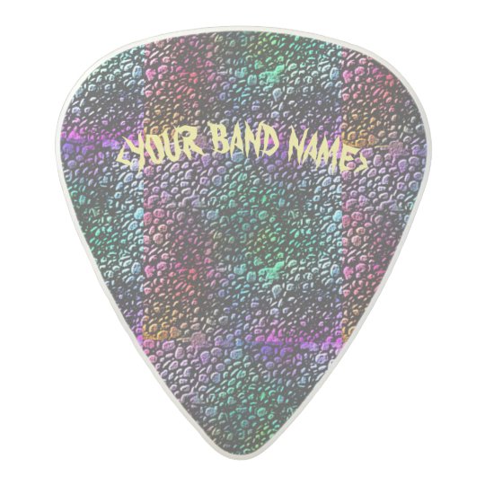 rainbow Stones Acetal Guitar Pick