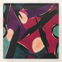 Rainbow Streaks: Abstract Acrylic Texture
