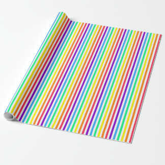 Rainbow Stripe 13 Wrapping Paper
