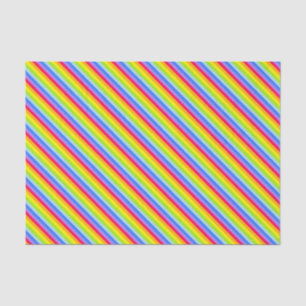 Rainbow stripe birthday occasion gift tissue paper